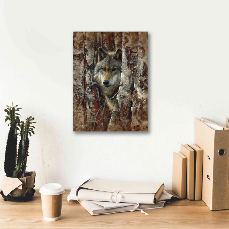 «Millland Pines» «Woodland Spirit» par Collin Bogle, art mural sur toile, H 16 po x l 12 po x P 0,75 po