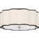 Axis Fabric Semi Flush Mount