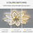 35-Inch Modern Ceiling Fan Light Kit with Remote Control