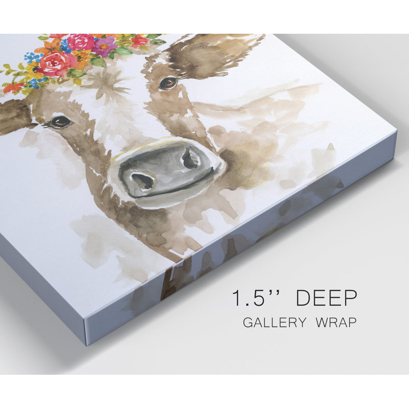 Miss Daisy - impression sur toile tendue, H 24 po x l 24 po x P 1 po