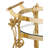 Fiore Metal Bar Cart