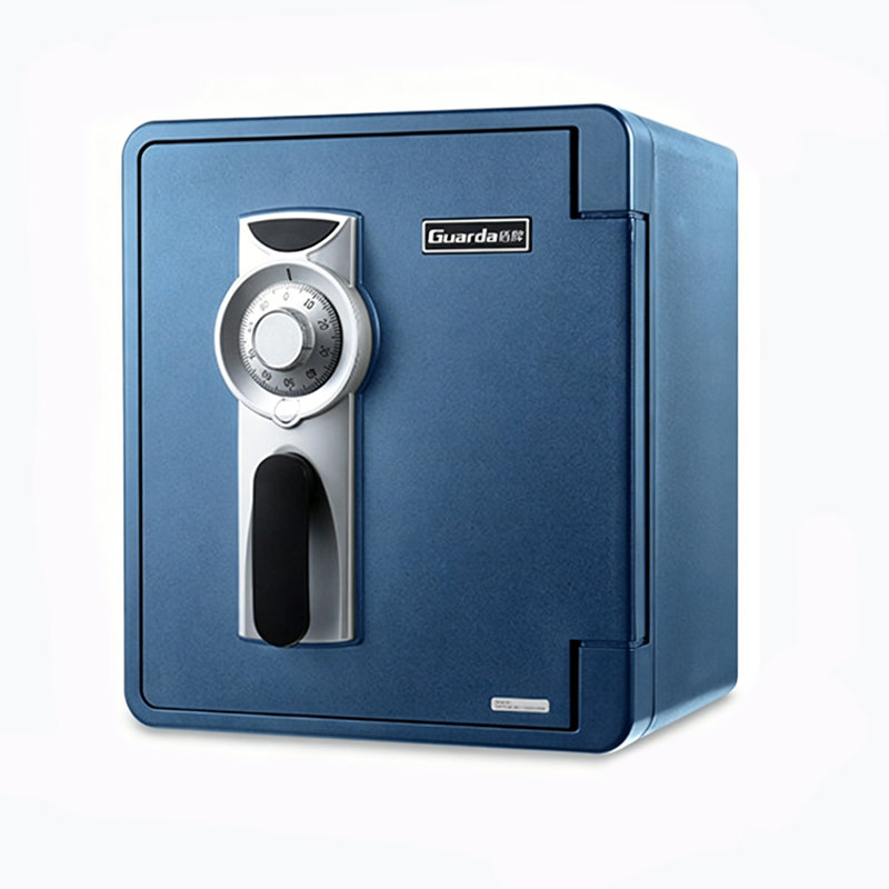 14.69"Old-fashioned office machine lock mini safe