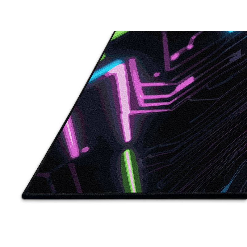 Tapis Glow Stream, Rectangulaire 8 pi x 12 pi
