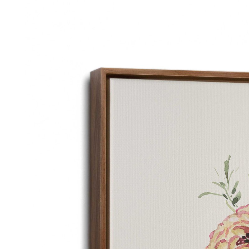 «Samy IV» par Lisa Audit, reproduction d'art sur toile, H 21,5 po x l 21,5 po, Brun, Impression encadrée sans passe-partout