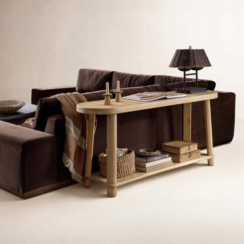 Daley 65'' W Solid Wood Console Table