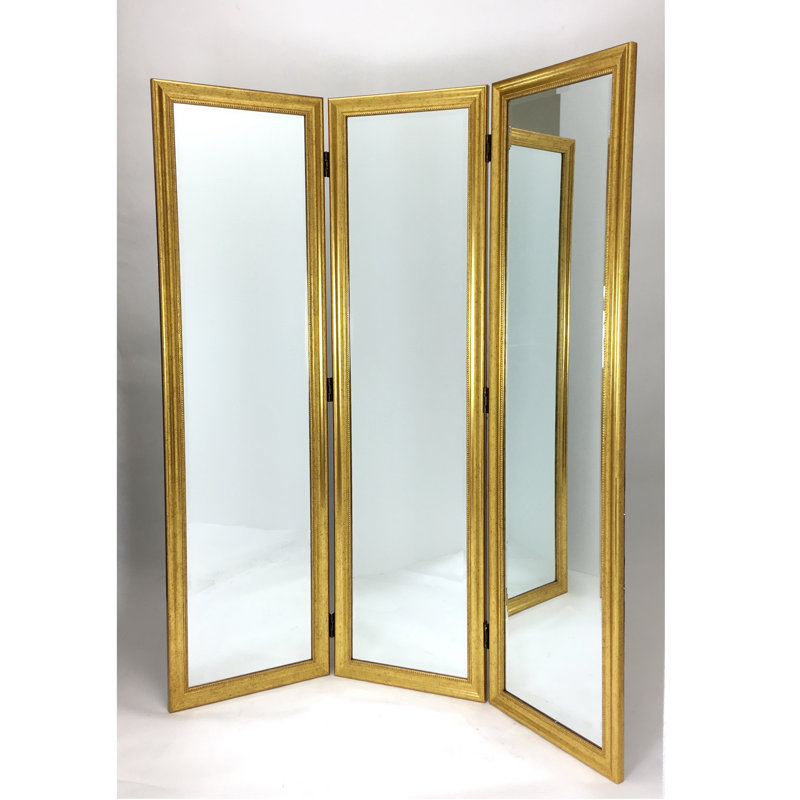 Miroir rectangulaire 3 panneaux Bilbania
