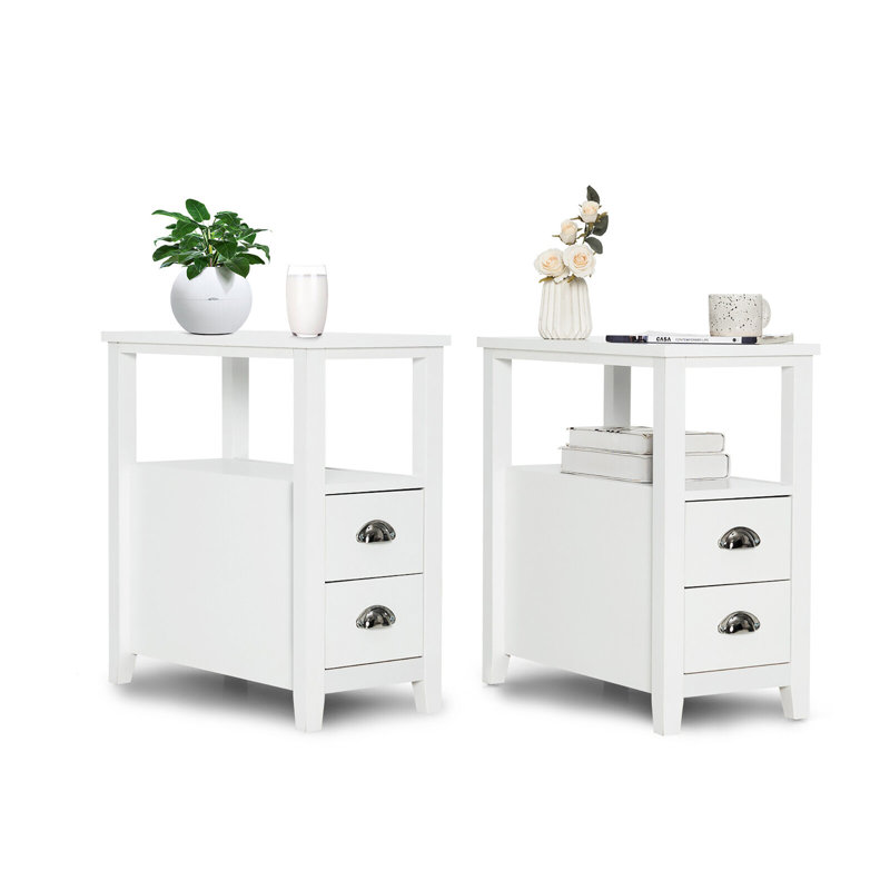 12'' W Nightstand, White