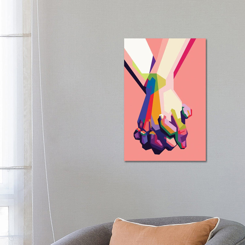 Hold My Hand by Dayat Banggai - Wrapped Canvas Gallery-Wrapped Canvas Giclée, 66.04 cm H x 45.72 cm W x 1.91 cm D