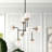 Newport 8 - Light Dimmable Sputnik Modern Linear Chandelier