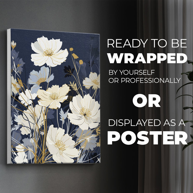 FLORAL Series CCCCLXV - Impression sur toile seulement - NON CADRE