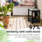 Adirondack Square Outdoor Side Table 2 Tier Storage Side Table HDPE End Tables For Backyard Pool Porch Garden Lawn-425543927
