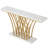 59" Gold Console Table