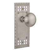Craftsman Plate with New York Door Knob