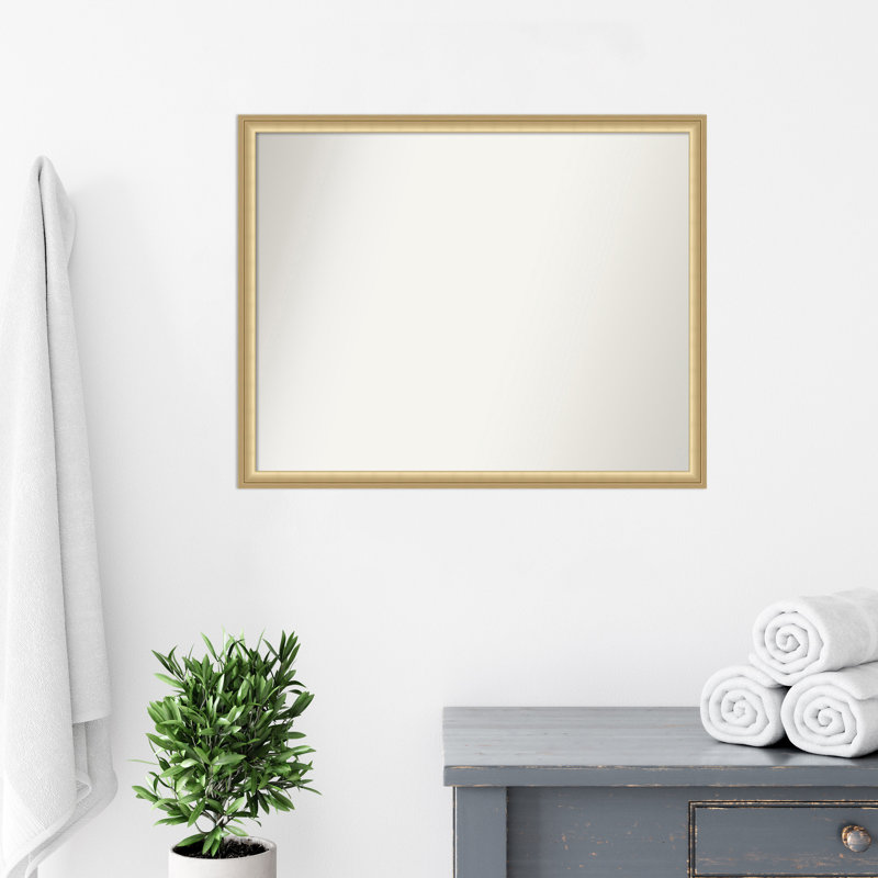 Miroir mural Florence, Or, Rectangle, 23,75 po x 29,75 po