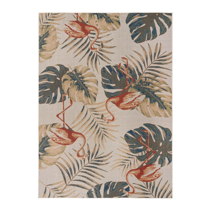 Sherwin Floral Indoor / Outdoor Rug, Rectangle 9' x 12'