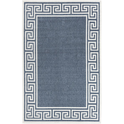 Outdoor Ayton Area Rug Navy Color
