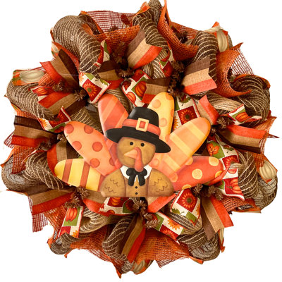 Dinde de Thanksgiving avec chapeau de pèlerin