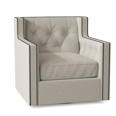 Candace Swivel Tufted Wingback Chair