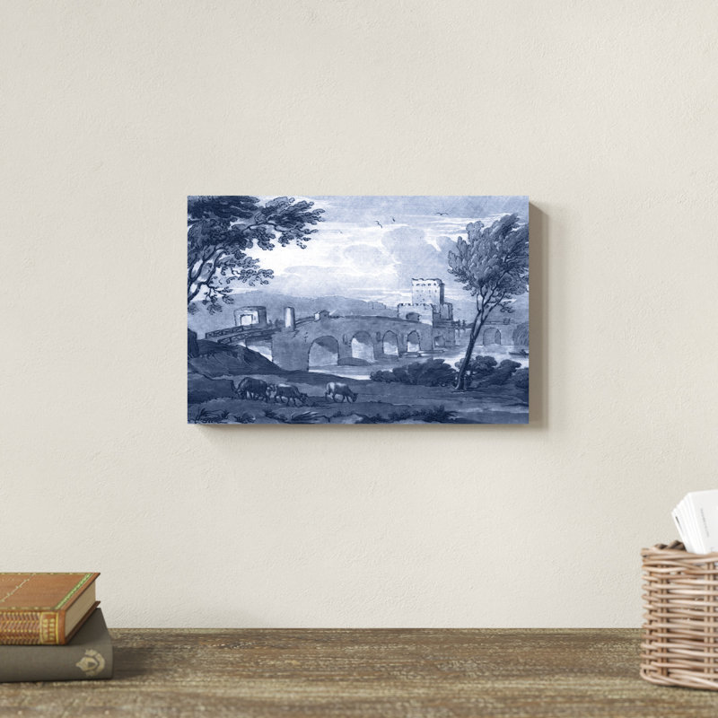 «Pastoral Toile III», peinture sur toile, H 8 po x l 12 po