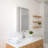 36 H x 15 W Frameless Medicine Cabinet with Mirrored Door for Recessed or Surface Bathroom Wall Storage-397662104-397662107