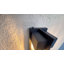 Applique murale d'extérieur 18 po en bronze huilé et verre ondulé avec crépuscule-738756834