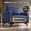 Fauteuil d'appoint en cuir Lapathos-480873137