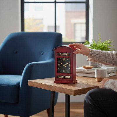 Telephone Table Clock