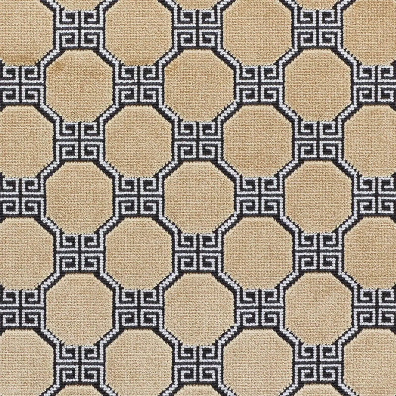 Tissu de velours Octavia, Or