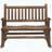 2-Person Wood Rocking Chair with Classic Log Design, 550 lbs Capacity-33424040