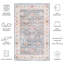 Arizona Jewel Machine Washable Non-Slip Area Rug In Grey & Beige-30668775