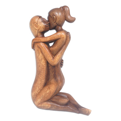 Handmade I Miss You Wood Sculpture