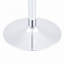 Table de salle à manger 38,5 pouces moderne minimaliste carrée en verre avec base en métal à colonne unique. Disponible en noir, or ou argent. Table de salle à manger à domicile. Convient pour 2 à 4 personnes.-66958980