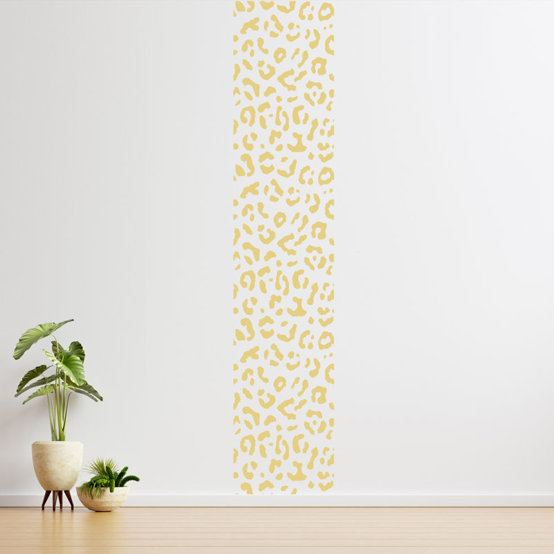 Animals Wall Decal, Light Yellow
