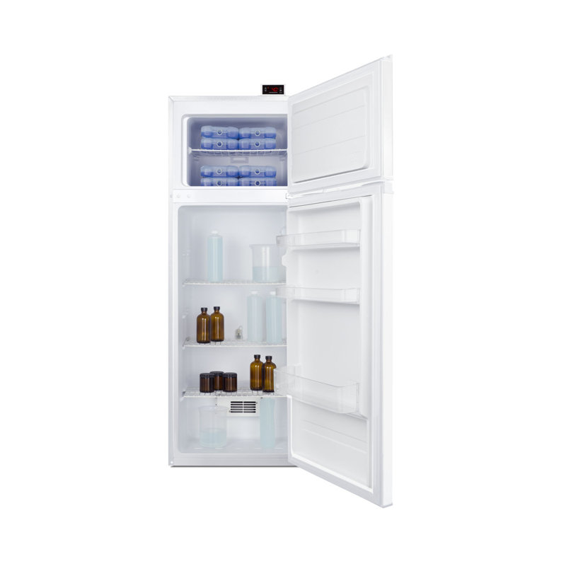 Summit Appliance 22" 7 Cubic Feet Top Freezer Refrigerator with Water and Ice Dispenser
