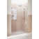 Stellar 54.75 in. W x 78 in. H Fully Frameless 3 Panel Inline Glass Hinged Shower Enclosure