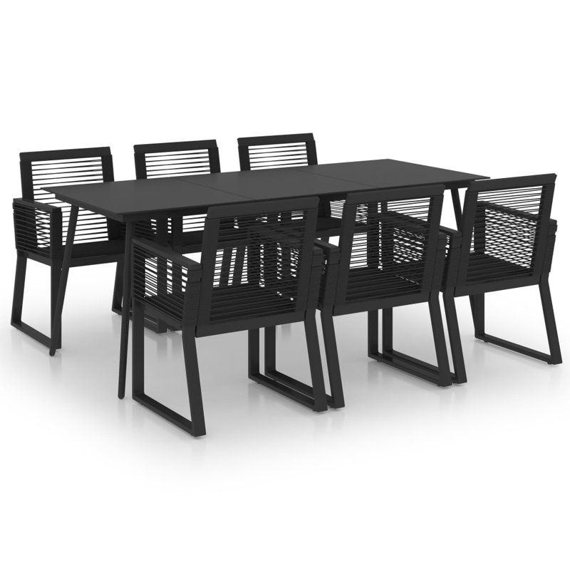 Tappen Rectangular 6 - Person Dining Set, 74.8" L x 31.5" W x 29.13" H