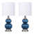 Sapphire Blue Seeded Glass/Brushed Nickel is out of stock
