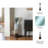 Latitude Run® White/Gold Ombre Floor Vase-369790365