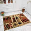 Tapis crème / orange Birdsview