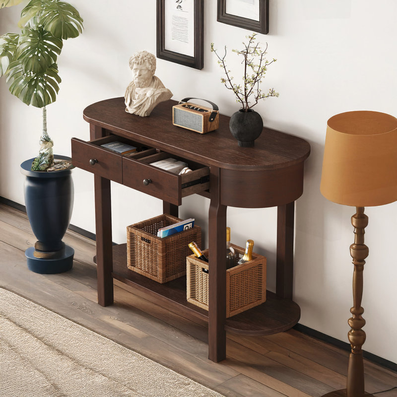 Console Table, Espresso