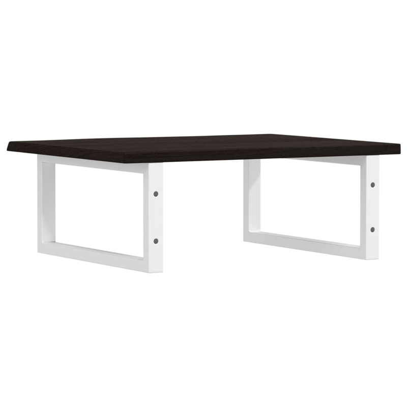 Ariceli 60cm Solid Wood Bathroom Vanity Top, Black/White