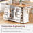 56 Inch Kitchen Island with Drop Leaf, Power Outlet, Shelves, and Drawers, Perfect for Modern Kitchens and Dining Rooms-195874387