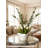  Curvia Matte Ceramic Vase, Handcrafted Beige Bowl For Floral Arrangements, Sculptural Vase For Home, Office, Café, Restaurant & Event, 10.5" Long, 8.5" Wide & 5.5" Tall