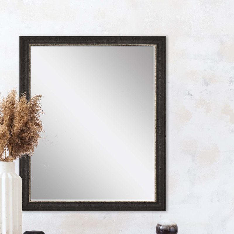 Miroir décoratif biseauté Fatuberlio, H 31 po x l 25 po