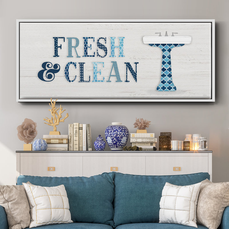 Fresh and Clean- Framed Canvas