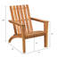 Chaise Adirondack en bois massif Garberville-708559981