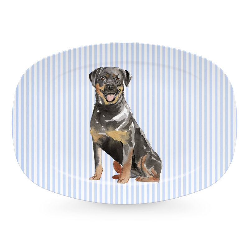 Best Friends Rottweiler Platter
