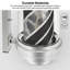 Wall-mounted LED Light Barber Pole with Bright Rotating Strips