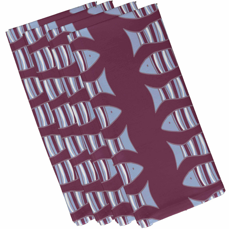 Serviette Grand Ridge, L 18 po x L 18 po, Mauve