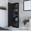 Grande armoire à chaussures rectangulaire Cassidy avec miroir Wengue-88958255